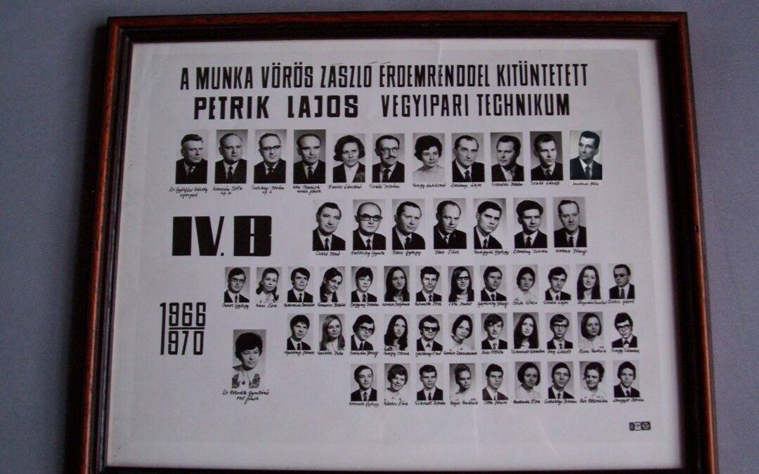 1970-ben érettségizett IV B. osztály 50 éves érettségi találkozó