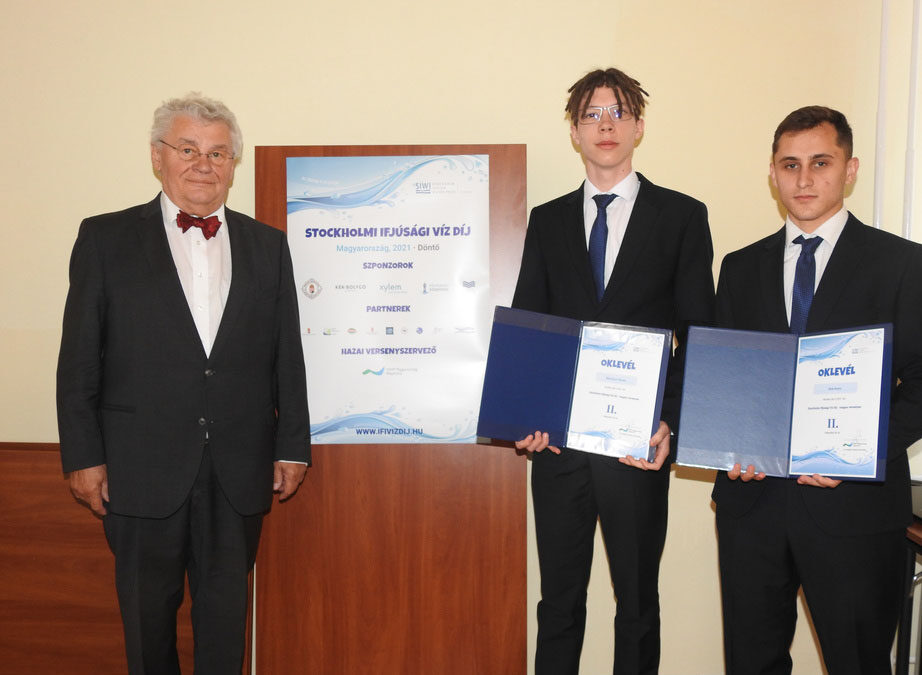 Diákjaink a Stockholmi Junior Water Prize Hungary 2021 díjazottjai között