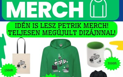 Idén is lesz PETRIK MERCH!